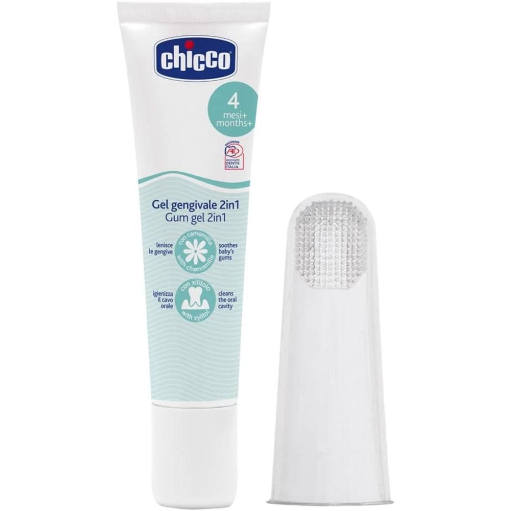 Chicco Хүүхдийн амны олон үйлдэлт гель ком 4m+