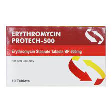 Эритромицин протек 500мг №10 шахмал Их Төгөл