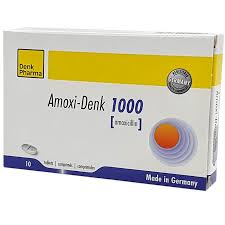 Амокси-денк 1000мг №10 шахмал Denk pharma