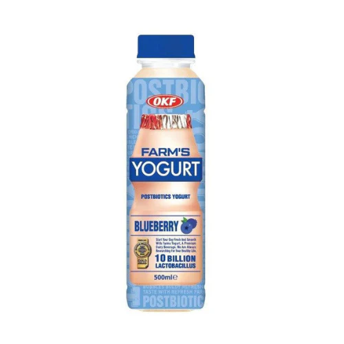 Ундаа OKF Farms yogurt blueberry 500мл Бишрэлт