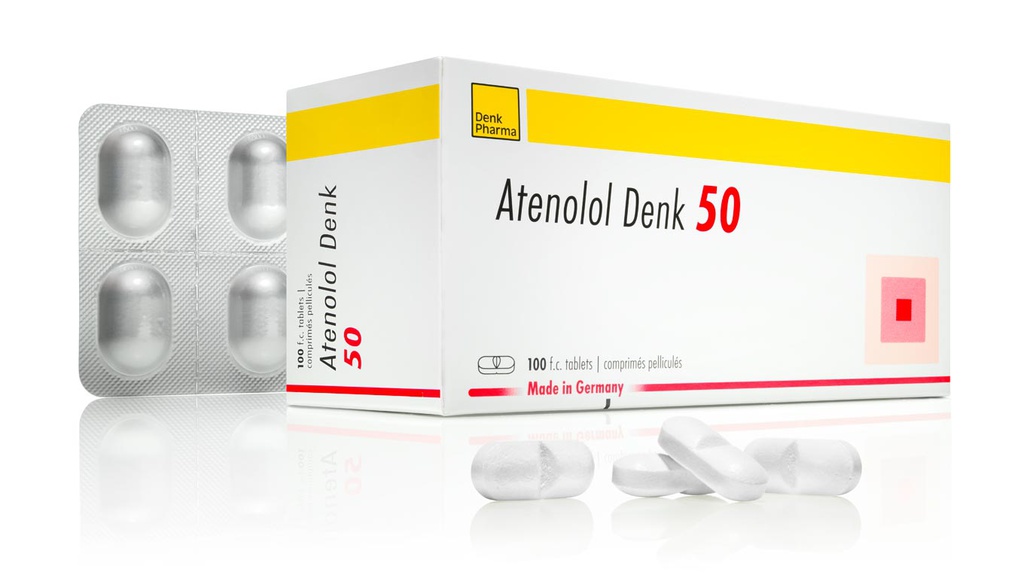 Атенолол-денк 50мг №100 шахмал Denk Pharma | Орхон эм хангамж